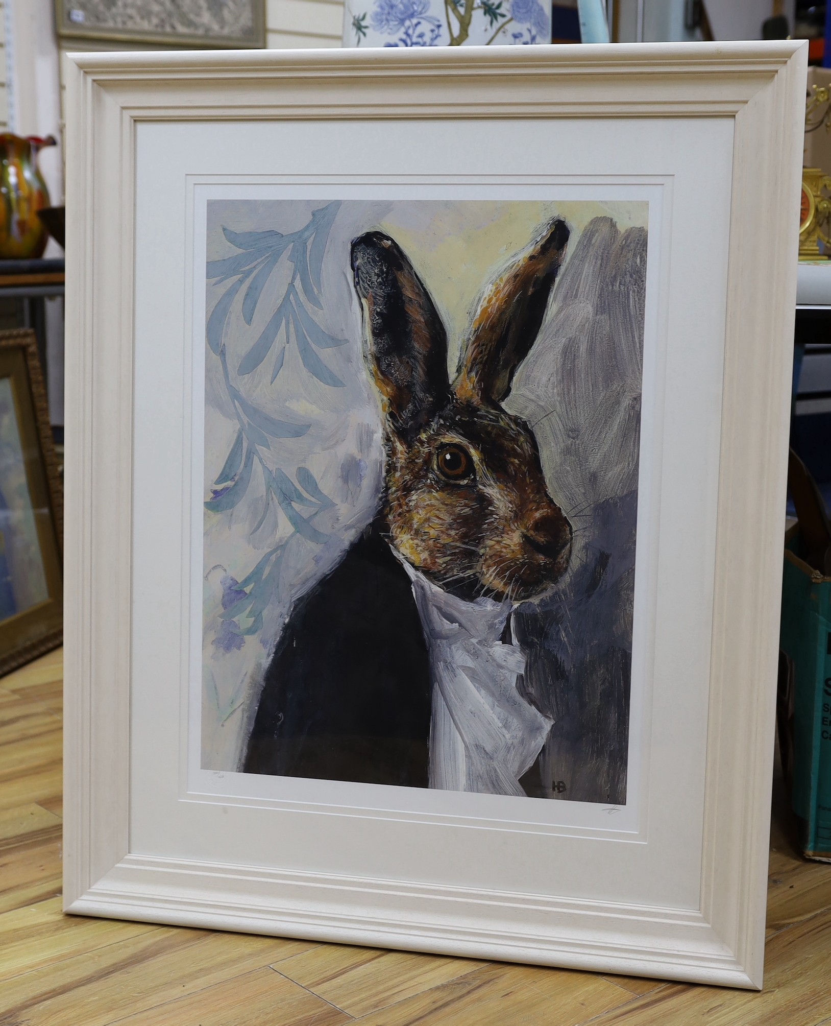 Harry Bunce (b.1967), archival print on Hahnemuhle paper, 'Lepus', initialled in pencil and numbered 200/468, 70 x 53cm